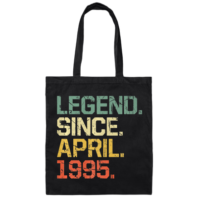 Birthday Gifts Legend Since April 1995 Premium Canvas Tote Bag