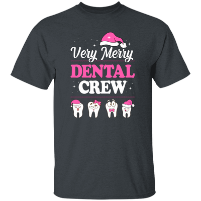 Very Merry Dental Crew, Set Of Tooth, Trendy Christmas, Merry Christmas, Trendy Christmas Unisex T-Shirt