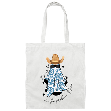 It's Me, Hi, I Am The Problem, It's Me, Classic Ghost Canvas Tote Bag
