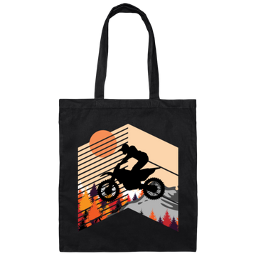 Gift For Extreme Sport Lover Dirtbike Motorbike Canvas Tote Bag