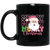 Merry Christmas, Santa Head, Funny Santa, Funny Xmas Black Mug