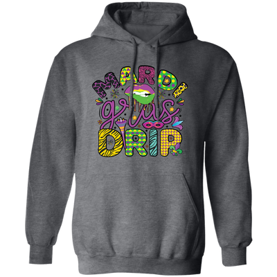 Mardi Gras Drir, Mardi Gras Holiday, Mardi Gras Day Pullover Hoodie