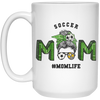 Soccer Mom, Mom Life, Messy Buns, Messy Mom White Mug