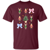 Nutcracker Xmas, Coquette Ribbon, Preppy Christmas Christmas Unisex T-Shirt