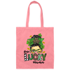 Mama Lover Gift, One Lucky Mama, Love Mom, Shamrock And Mom Canvas Tote Bag