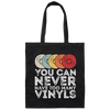 Retro Vinyl LP Record, Vintage Vinyls gift Canvas Tote Bag