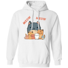 Cute Meow, Cat Lover, Cute Cat, Bundle Of Kitten, Cat Family Pullover Hoodie