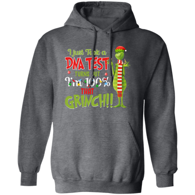 I Just Took A DNA Test, Turn Out I Am 100 Percent That Grinch, Trendy Halloween Pullover Hoodie