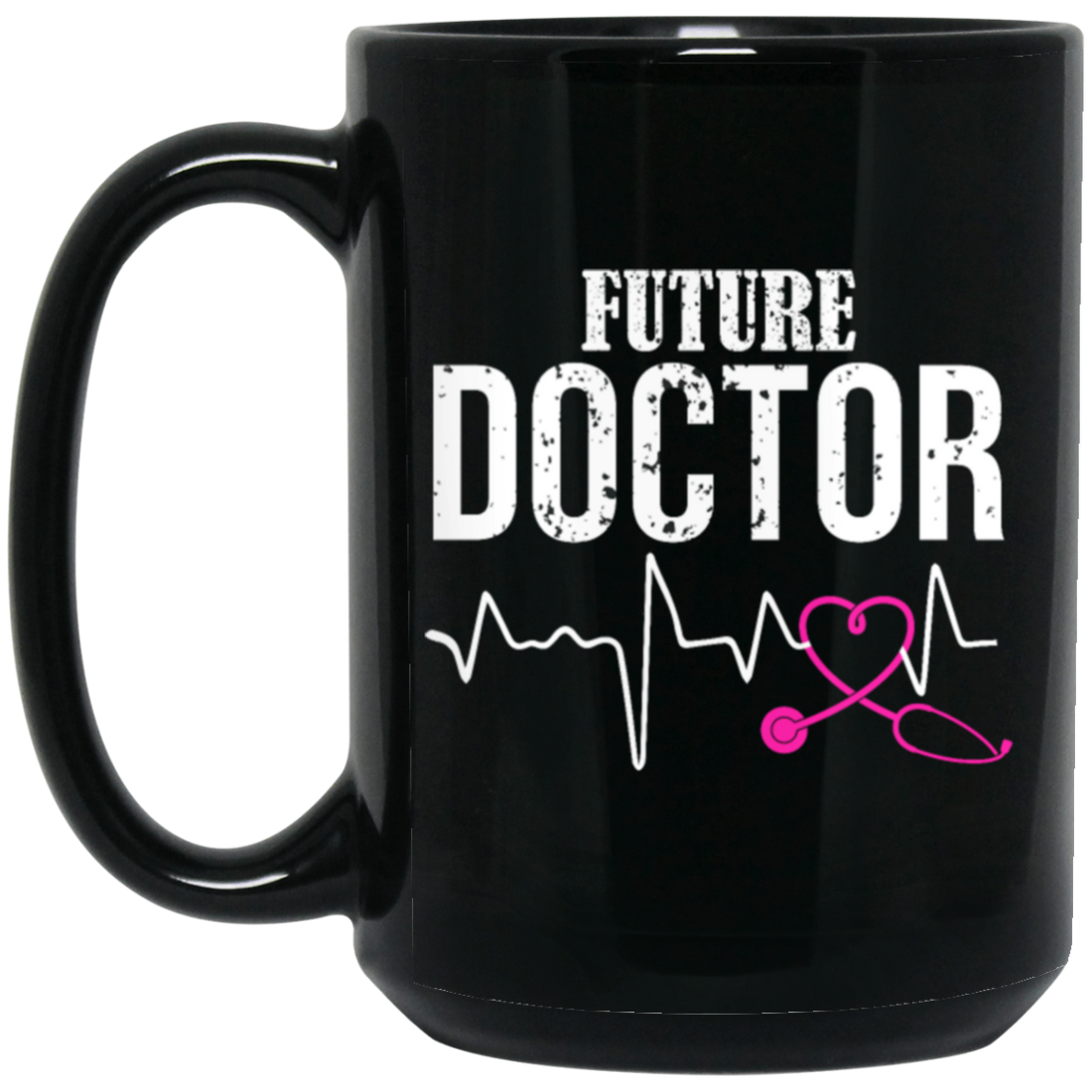 Doctor Gifts, Medical Student, Future Doctor, Doctor Student Gift Black Mug