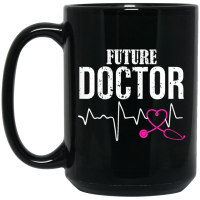 Doctor Gifts, Medical Student, Future Doctor, Doctor Student Gift Black Mug