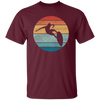 Surfing Distressed Beach, Vintage Surfer, Retro Surf Unisex T-Shirt