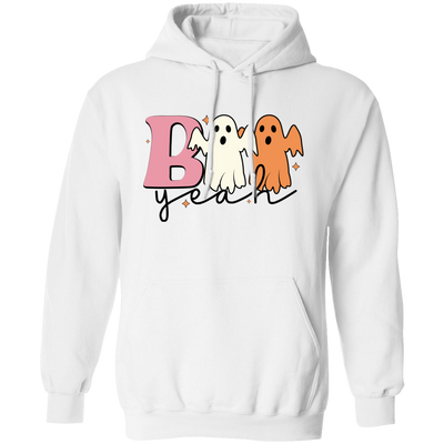 Boo Yeah, Spooky Halloween, Happy Halloween Pullover Hoodie