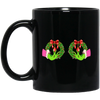 Funny Christmas, Grinch's Hands On The Boobs, Merry Titsmas, Merry Christmas, Trendy Chrismas Black Mug