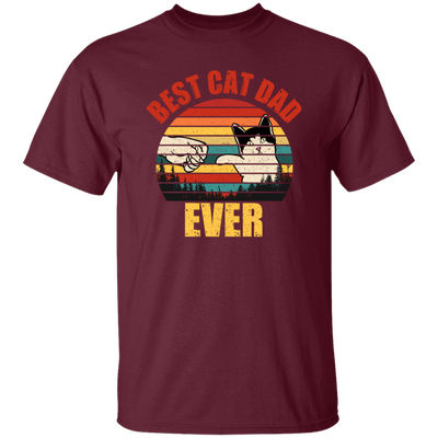 Best Cat Dad Ever, Daddy Kitten, Meow Gift, Cute Cat, Retro Cat Unisex T-Shirt