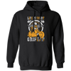 Life Is Short, So Grip It And Rip It, Retro Eagle, Motorbike Pullover Hoodie