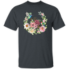 Hummingbird With Flower, Love Hummingbird, Beautiful Flowers Unisex T-Shirt