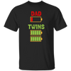 Dad Of Twins, Father's Day Gift, Dad Out Of Battery Unisex T-Shirt