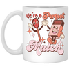 Use A Perfect Match, Matches, Groovy Matches White Mug