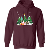 Funny Christmas, Animal Christmas, Merry Christmas, Trendy Christmas Pullover Hoodie