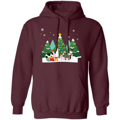 Funny Christmas, Animal Christmas, Merry Christmas, Trendy Christmas Pullover Hoodie