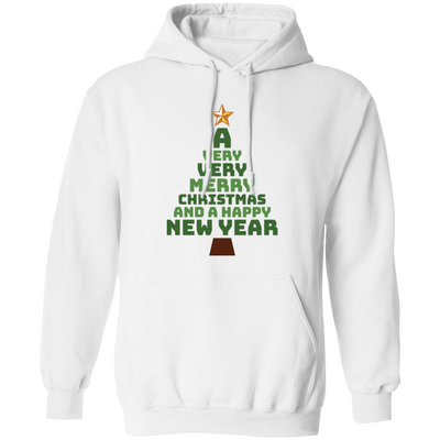 Christmas Tree, Wish For Christmas, Merry Christmas, Trendy Christmas Pullover Hoodie