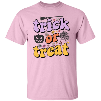 Trick Or Treat, Halloween, Witch And Broom Unisex T-Shirt