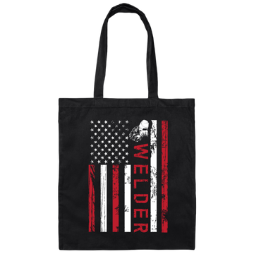 Welding Lover Gift For Welder American Canvas Tote Bag