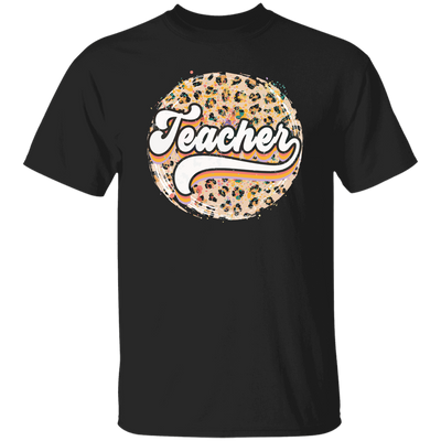 Teacher, Leopard Teacher, Baseball, Leopard Baseball Unisex T-Shirt