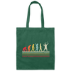 Retro Tennis, Funny Tennis Retro Style Canvas Tote Bag