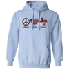 Peace Love Texas, Texas State, America Lover Pullover Hoodie