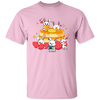 Bunnies With Pancake, Strawberries And Pancake Unisex T-Shirt