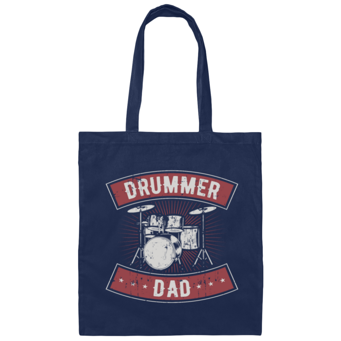 Drummer Dad, Drums Drumming Gift, Drummer Gift Idea Canvas Tote Bag