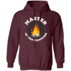 Master Of The Campfire, Camping Lover, Love Campfire, Retro Style Pullover Hoodie