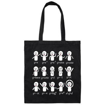 Funny Algebra Dance, Diagram Math Equation Mathemat Canvas Tote Bag