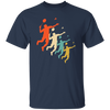 Retro Badminton Silhoutte, Love Sport, Great Birthday Gift Unisex T-Shirt