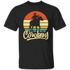 Retro Cowboy, Cowboy Design, Cowboy Vibes, Vintage Cowboy Unisex T-Shirt