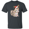 Squirrel Christmas, Merry Christmas, Christmas Lights, Funny Squirrel Unisex T-Shirt