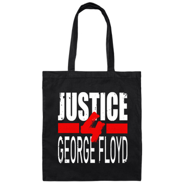 Justice For George Floyd, Black Lives Matter, Black Lives Love Gift Canvas Tote Bag