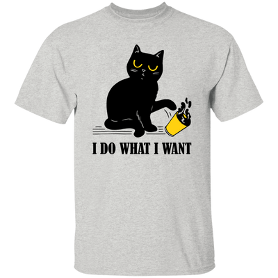 I Do What I Want, Black Cat, Push The Glass Over, Sassy Pussy Unisex T-Shirt