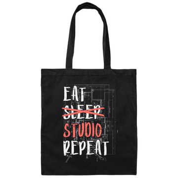 Architect Gift, Engineer Student, Architecture Lover, Studio Repeat Canvas Tote Bag