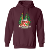 Hot Cocoa Season, Cute Cocoa Cup, Cute Mashmallow, Merry Christmas, Trendy Christmas Pullover Hoodie