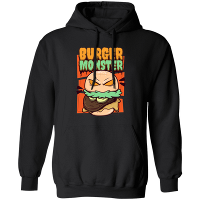 Burger Monster, Love Burger, Baby Angry Burger Pullover Hoodie