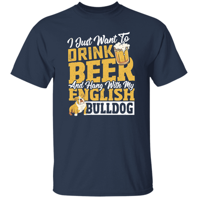 Love Bulldog, Love Beer, Love To Drink Beer, Best Of Beer  Lover Gift Unisex T-Shirt