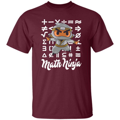 Funny Math Ninja, Love Math, Ninja Love Math, Best Math Lover, Ninja Gift Unisex T-Shirt