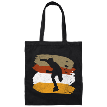 Cool Skate, Inline Skating, Inline Skater, Vintage Skate Lover, Four Line Canvas Tote Bag