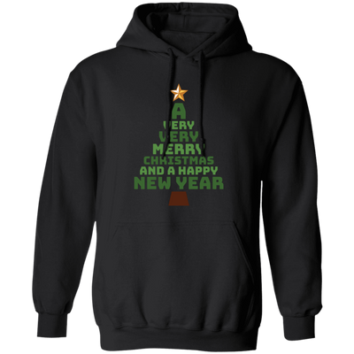 Christmas Tree, Wish For Christmas, Merry Christmas, Trendy Christmas Pullover Hoodie