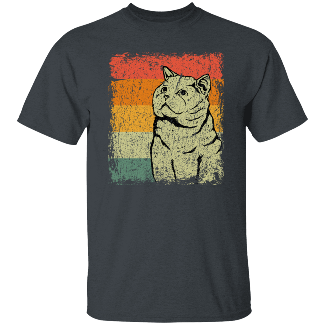 Cat Lover, Vintage British Shorthair Cat, Love Shorthair Cat, Luxury Cat Unisex T-Shirt