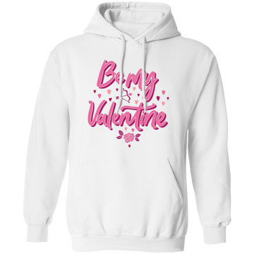 Be My Valentine, Love Valentine, Valentine Gift, Pink Heart, Valentine's Day, Trendy Valentine Pullover Hoodie