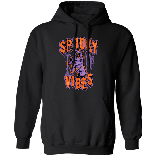 Spooky Vibes, Halloween Party, Halloween Holiday Pullover Hoodie