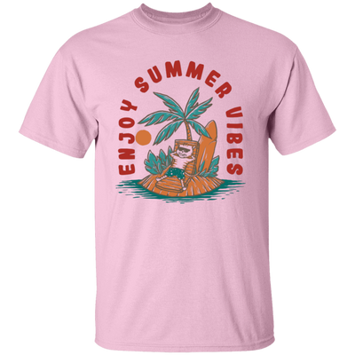 Enjoy Summer Vibes, Relax On Hawaii, Palm Tree Oasis Unisex T-Shirt